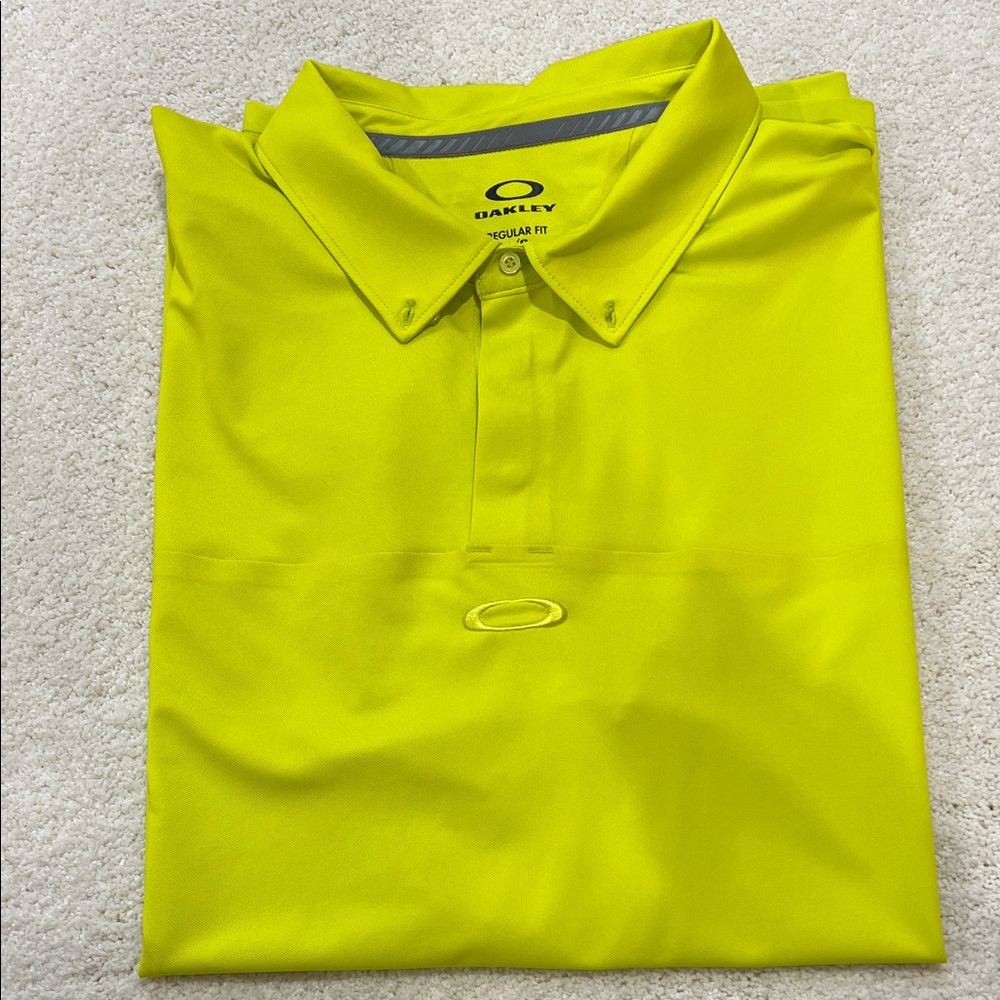 Oakley Men's High-Visibility Yellow Performance Polo